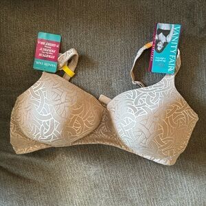Vanity Fair, Beige, T-Shirt bra size 36DD, full coverage, no wire, NWT